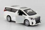 1:43 Scale Black / White Diecast Toyota Alphard MPV Toy