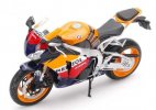 Orange 1:12 Scale Diecast Honda CBR1000RR Motorcycle Model