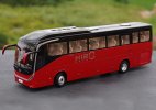 Red 1:36 Scale Diecast Zhongtong H12 Coach Bus Model