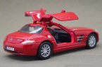 Red Kids 1:40 Scale MaiSto Diecast Mercedes Benz SLS AMG Toy