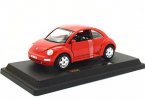 1:24 Scale Red / Yellow Bburago Diecast VW New Beetle Model