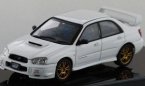 1:43 White / Black AUTOart Diecast SUBARU Impreza STI Model