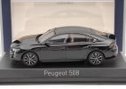 Black 1:43 Scale NOREV Diecast Peugeot 508 Model