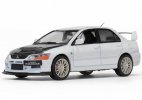 White 1:43 Vitesse Diecast Mitsubishi Lancer Evolution IX Model
