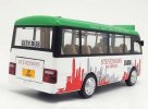 1:40 Scale Kids Green-White Diecast City Bus Toy