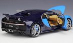 1:18 Scale Blue GTAUTOS Diecast 2016 Bugatti Chiron Model