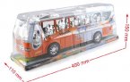 Kids Large Scale White-orange Plastics City Bus Toy