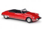 Red 1:24 Scale Welly Diecast Citroen DS 19 Cabriolet Model