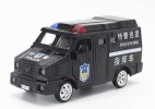 Black China SWAT Kids Diecast VW 9.150 ECE Armour Truck Toy