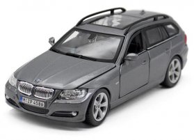 White / Gray 1:24 Scale Bburago Diecast BMW 335 Model