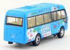 Kids World Ocean Blue Diecast Coach Bus Toy