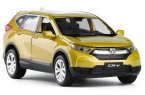 Kids Black /Yellow /White 1:32 Scale Diecast Honda CR-V SUV Toy