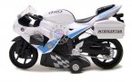 Kids Blue / Red / White Police Motor Toy