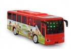 Kids White / Red / Green Plastics Electric Tour Bus Toy