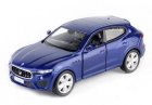 1:36 Scale Kids White / Blue Diecast Maserati Levante GTS Toy