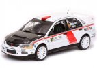 White 1:43 NO.1 Diecast Mitsubishi Lancer Evolution IX Model