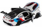 White 1:24 Scale Diecast BMW M6 GT3 Model