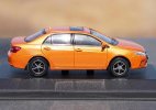 White / Orange 1:43 Scale Diecast 2014 BYD Qin Car Model
