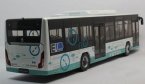 White 1:36 Scale Diecast FOTON Bus Model