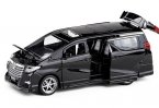 White /Black 1:32 Kids Diecast Toyota Alphard S Grade Rowen Toy