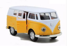 1:32 Red / Yellow / Blue / Wine Red Kids Diecast VW Bus Toy