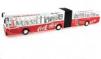 Large Scale Kids Red/ Yellow / Blue Electric Articulated Bus Toy