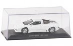 1:43 Scale White Diecast 1988 Lamborghini P140 Model