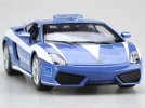 Blue 1:24 Scale Police Diecast Lamborghini Gallardo Model