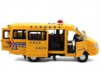 Yellow Kids Power Lines Repair Die-cast Van Bus Toy