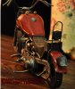 1: 8 Scale Retro Tinplate 1959 Harley Davidson Motorcycle Model