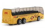 Kids White / Yellow / Blue / Green Die-Cast Airport Tour Bus Toy