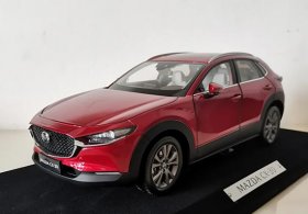 Red 1:18 Scale Diecast 2020 Mazda CX-30 SUV Model