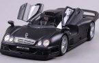 Silver 1:18 Scale Maisto Diecast Mercedes-Benz CLK-GTR Model