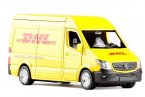 Kids Yellow 1:36 Scale DHL Diecast Mercedes Benz Sprinter Toy