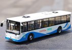 1:42 Scale White-Blue Diecast Sunwin 6116HG City Bus Model