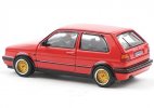 1:64 Scale Red Diecast VW Golf GTI Mk2 Hatchback Model