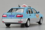 Blue 1:43 Diecast VW Santana Vista ShangHai Taxi Car Model