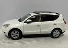 White / Red 1:18 Scale Diecast 2012 Geely Gleagle GX7 Model