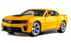 Red / Yellow 1:24 Scale Welly Diecast Chevrolet Camaro Model