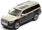 1:64 Scale Black-Golden Diecast Lincoln Navigator SUV Model