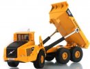 Kids Bright Yellow 1:87 Scale Die-Cast Dump Tip Truck Toy