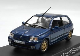 Blue 1:43 Scale NOREV Diecast 1993 Renault Clio Williams Model