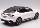 White 1:18 Scale Diecast 2022 Ford EVOS SUV Model