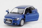 Kids 1:36 Scale White / Red / Blue / Gray Diecast Audi A1 Toy