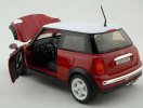 1:24 Welly Yellow / Red Diecast Mini Cooper Model