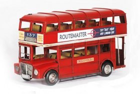 Medium Scale Red 1905 Year Double Decker London Bus Model