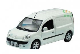 White 1:43 Scale Norev Diecast Renault KANGOO Z.E. Model