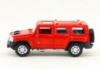 Red / Yellow 1:43 Scale Kids Diecast Hummer H3 Toy