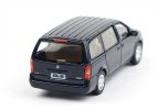 1:64 Scale Silver / Deep Blue Diecast 2004 Buick GL8 MPV Model