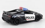 1:36 Black Kids Police Diecast Lamborghini Gallardo LP560-4 Toy